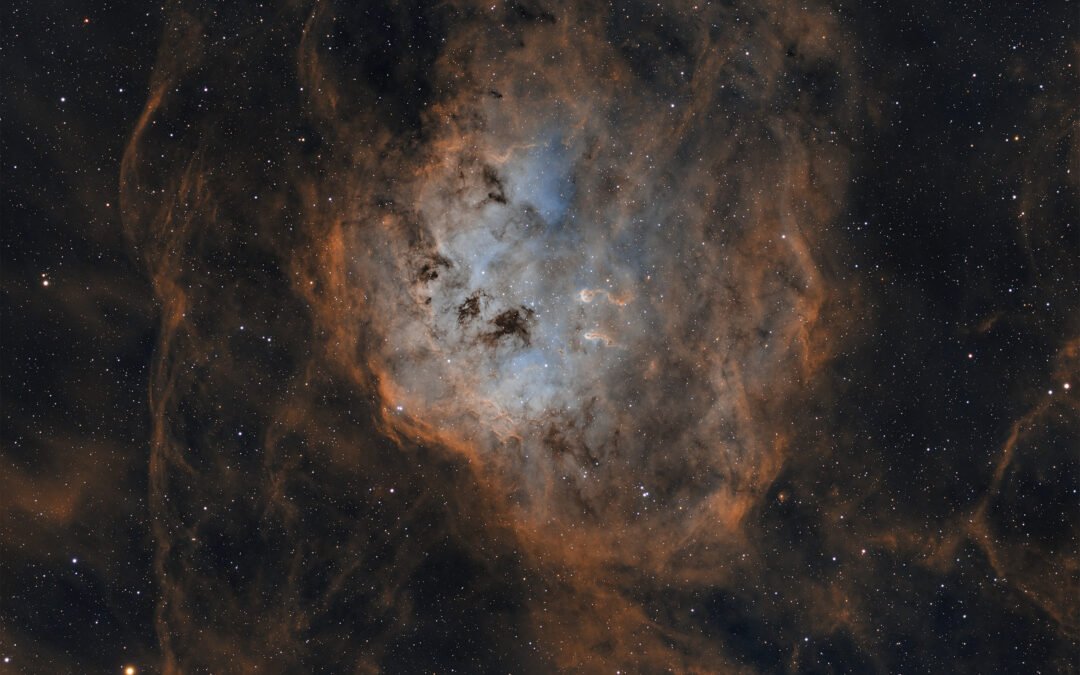 The Tadpoles Nebula (IC 410) in 64 Hours